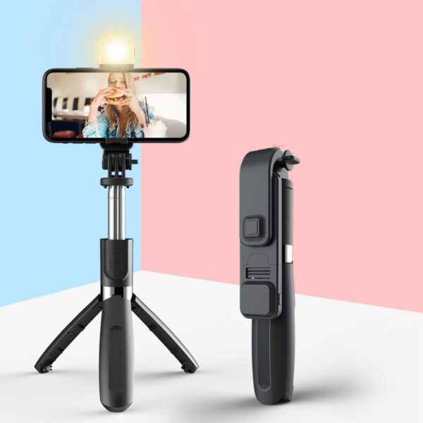 3 In1 Bluetooth Wireless Selfie Stick Tripod 102cm Foldable & Monopods Universal Phone Tripod